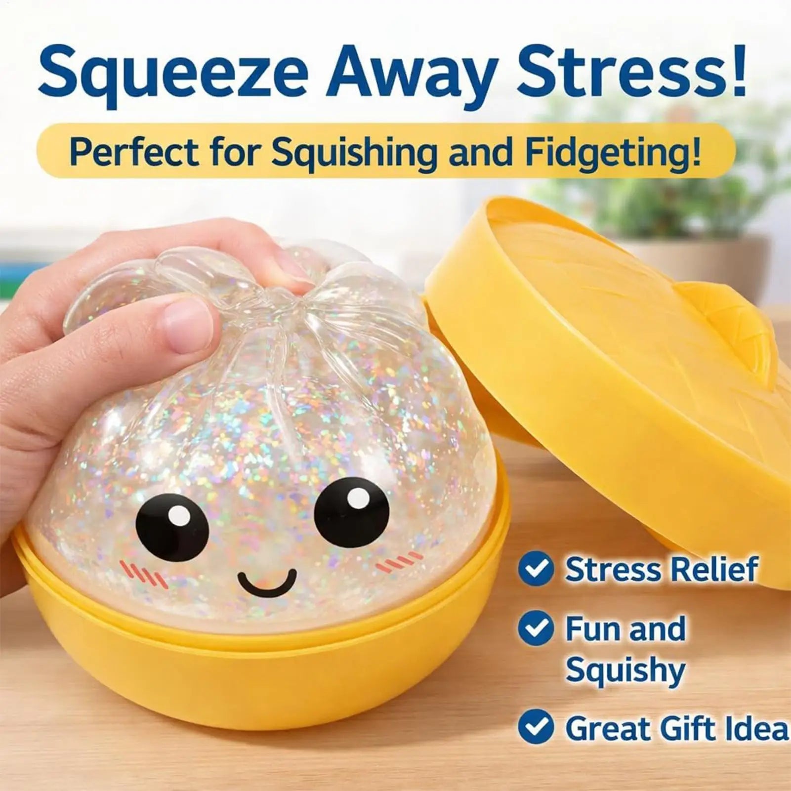 NEW Squeeze Dumpling Soft Cute Colorful Fun Stocking Stuffers Kids Adult Squeeze Dough For Party Favors Easter Basket Stuffers Qme