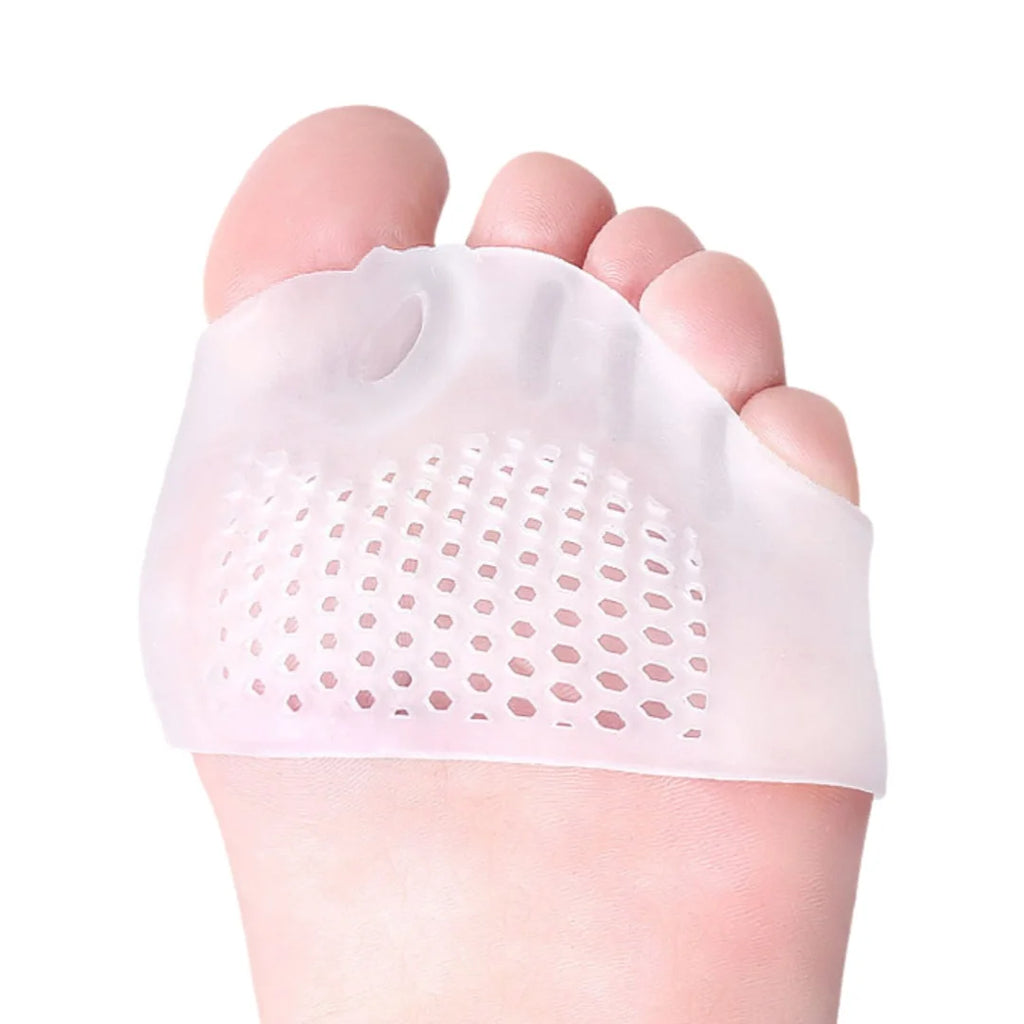 1pair Five Hole Honeycomb Forefoot Pad Toe Separator Hallux Valgus Qme