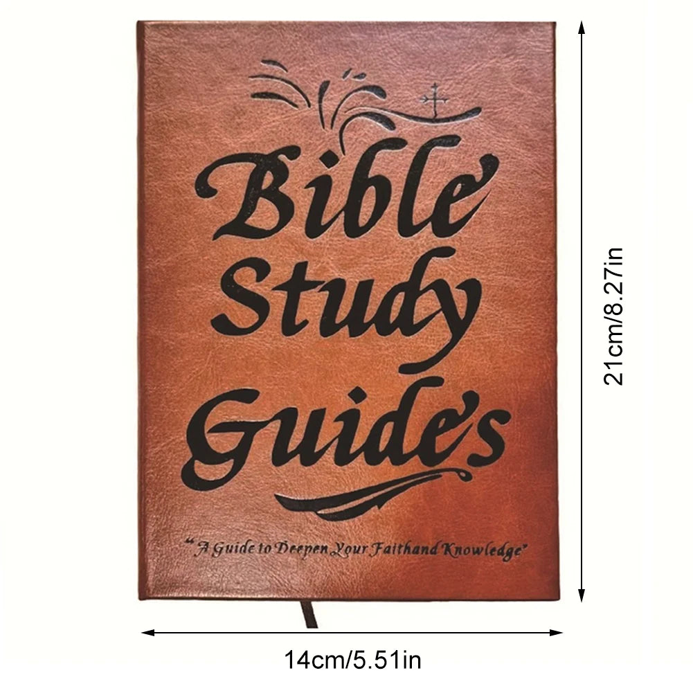 66 Pages Bible Study Guide with Scripture Note & Prayer Reflections Devotional Journal Spiritual Growth Study Supplies Qme