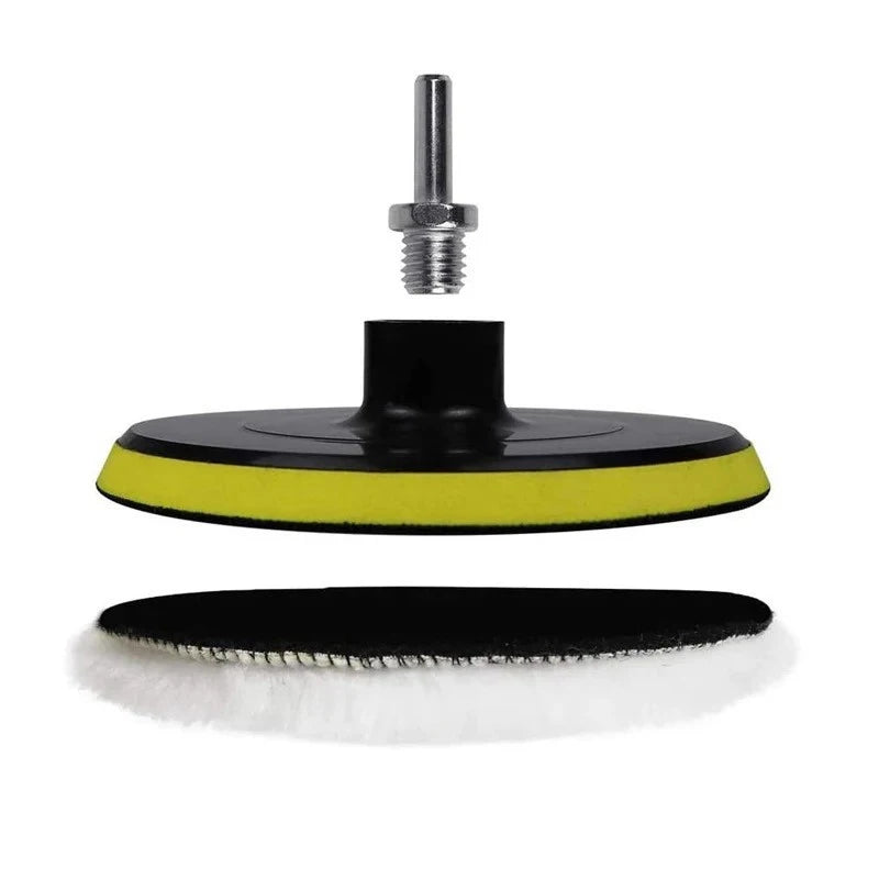 3 4 Polishing Car Pad Waxing Sponge Disk Wool Wheel Auto Paint Care Qme