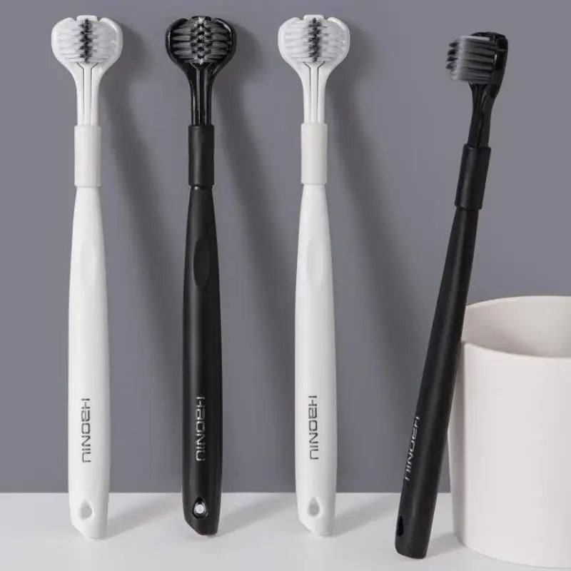 U-shaped 1 2 4 Toothbrush Soft Bristles Efficient Dental Cleaning At Qme