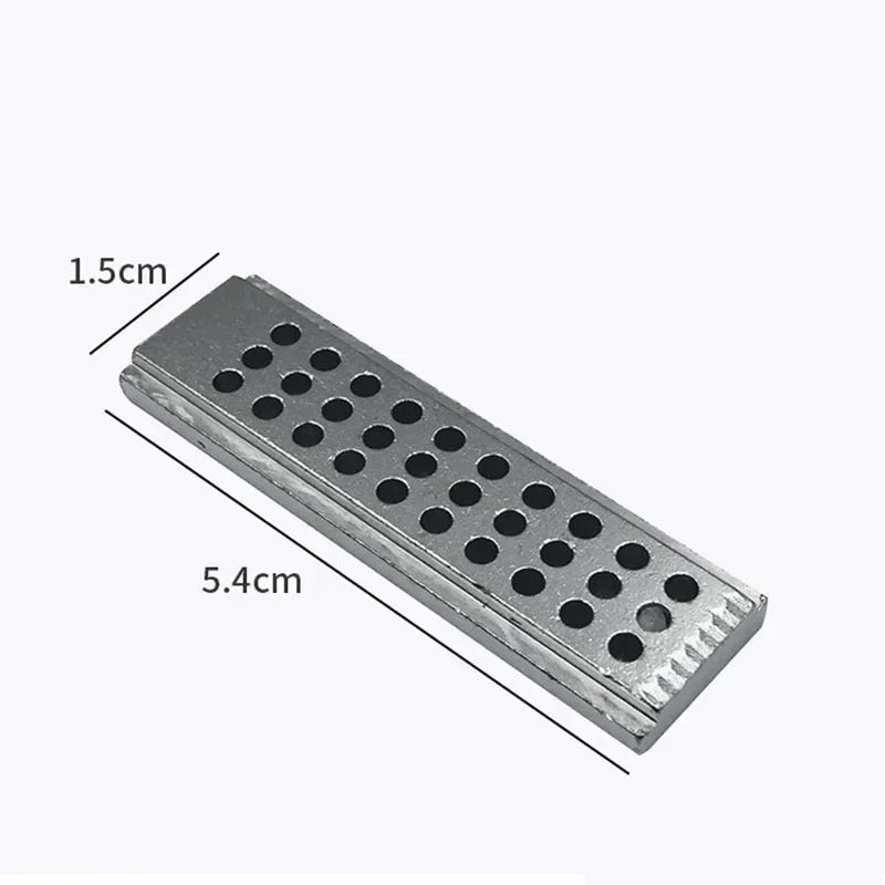 30 Holes Drilling Stakes Base,Assort Size Hole Aluminum Alloy Drill Holder Watch and Jewelry Drill Tool for Watchmakers Qme