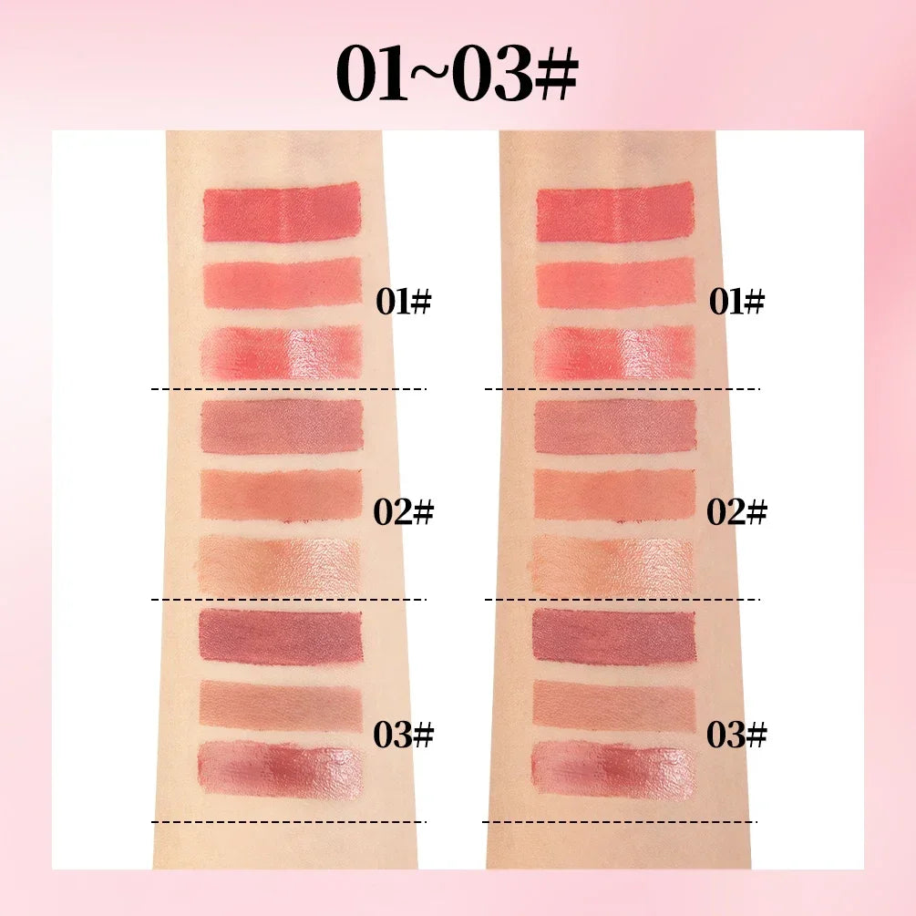 Qibest 9Pcs Lip Makeup Kits Matte Lipstick,Tear Off Lip Liner,water Lip Glaze,Nude Velvet Lip Stain Long Lasting Lip Cosmetics Qme