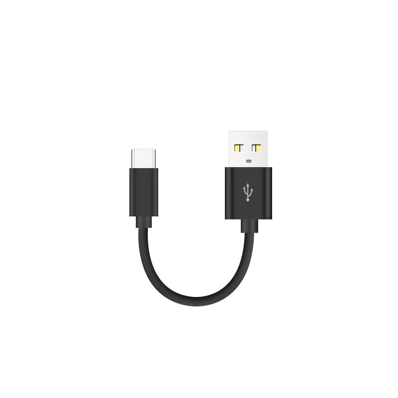 5pcs 10cm USB Type C Short Cable for Samsung Galaxy S9 Note 8 9 USB 3.0 Type-C USB C 2A Fast Charging Data Cable Qme