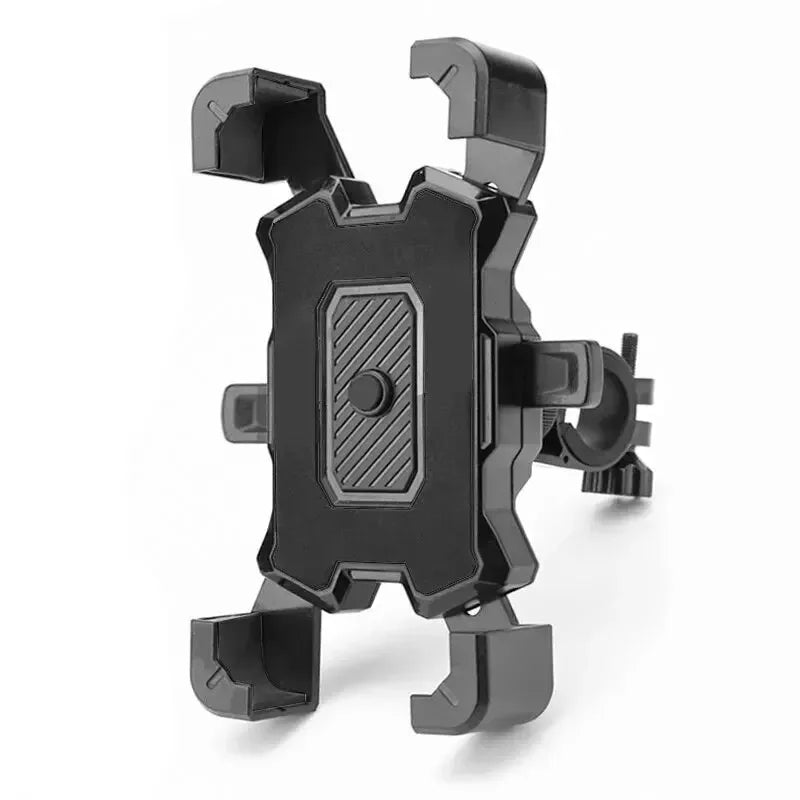 Phone Holder Bike Moto 360 View Universal Bicycle 4 7- Mobile Stand Qme black