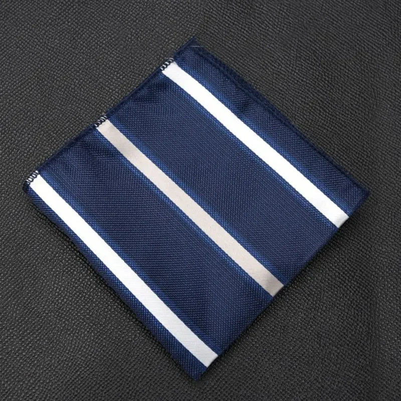 Men Pocket Square Suits Hanky for Men Plaid Handkerchiefs Casual Suit Square Handkerchief Towels for Party Classic Suit Napkin Qme A13