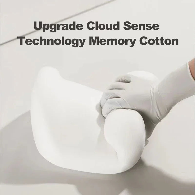Memory Foam Car Neck Cushion Car Lumbar Support For Car Supplies Universal Neck Pillow Waist Cushion Car Seat Car Accessories Qme