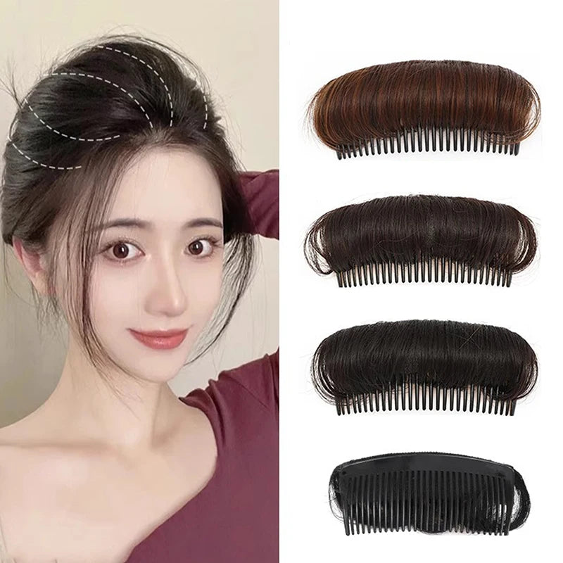 Female Wig Cushion Hair Volumizing Fiber Insert Comb Invisible Fluffy Qme