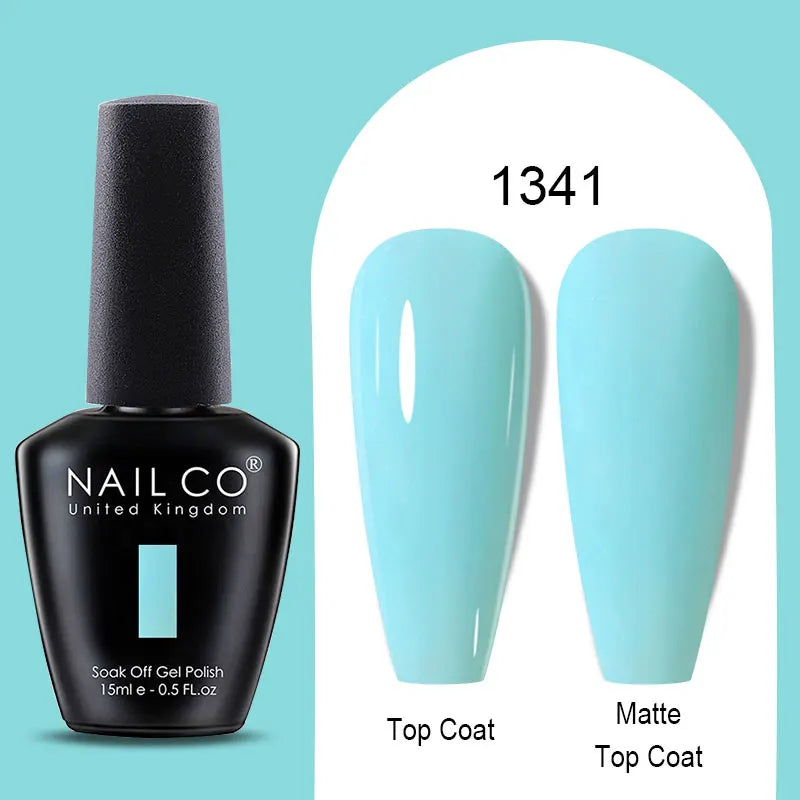 NAILCO Winter Red Gel Nail Polish Semi Permanent Soak Off Varnishes