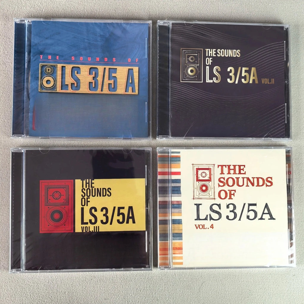Audiophile-Grade High-Fidelity Test Music CD, Series Audio Logo Themed Cover, Midrange and Soundstage Testing (4 Volumes) Qme