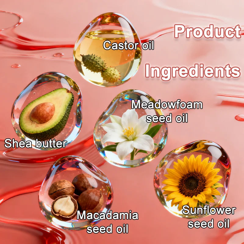 Moisturizing Mirror Lipstick, Water Glow Solid Lip Gloss, Long-Lasting Nourishing Formula With Castor And Sunflower Seed Oil Qme
