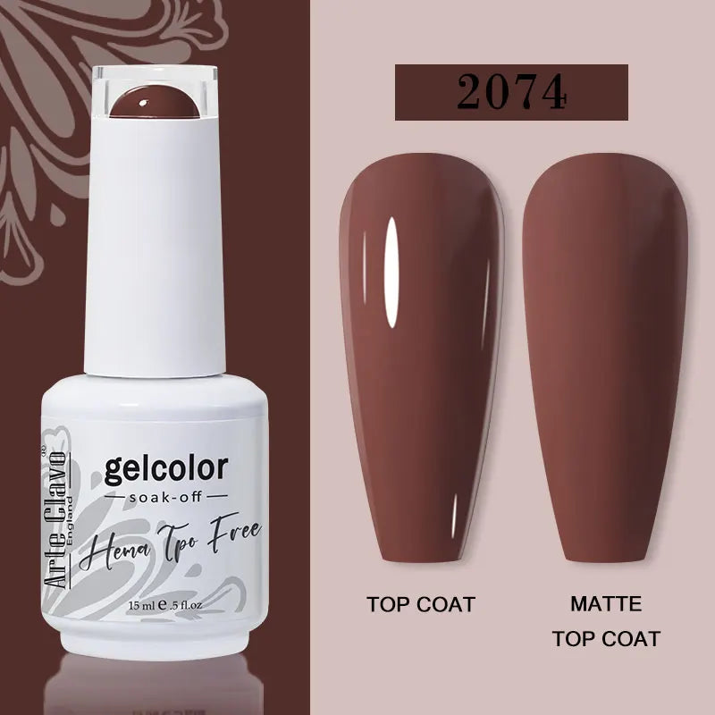 Arte Clavo Red Series Nail Polish Party Colors Gel Varnishes All