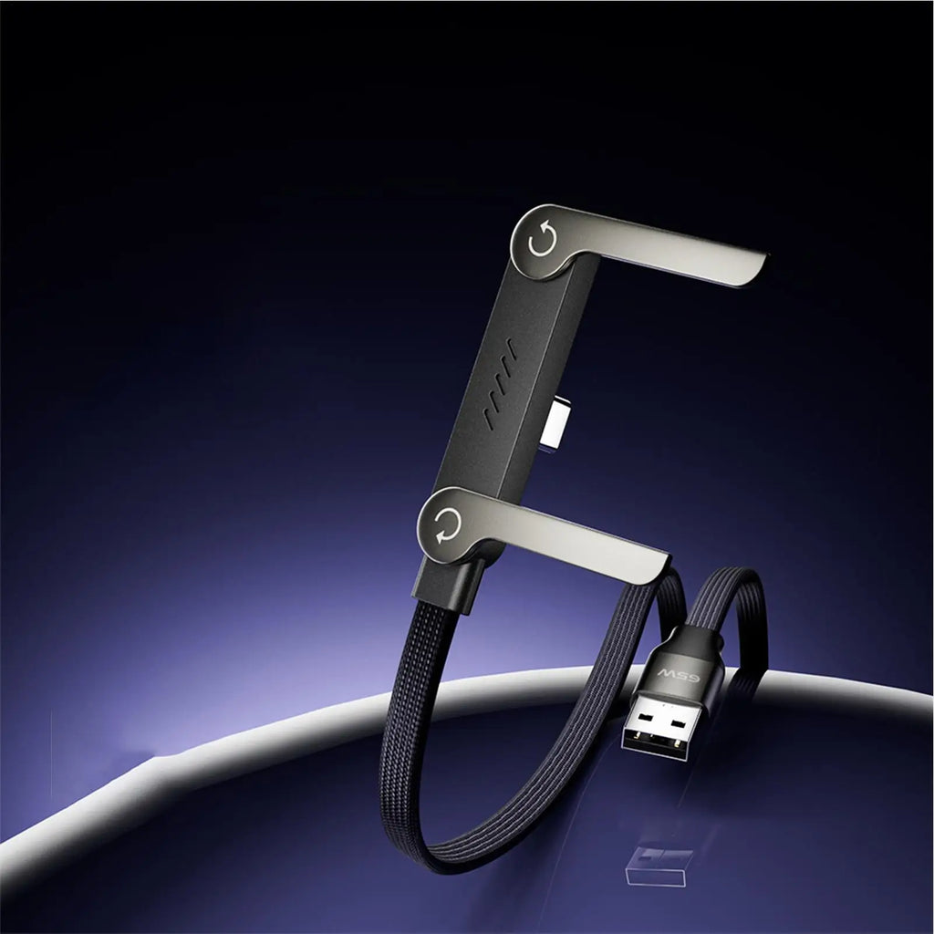 Charging Cable 4 9FT Right Angle Wire Holder Fast Charger Cord Data Qme