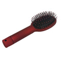 Comb Hair Brush Hidden Compartment Removable Lid Discreet Storage Qme Red
