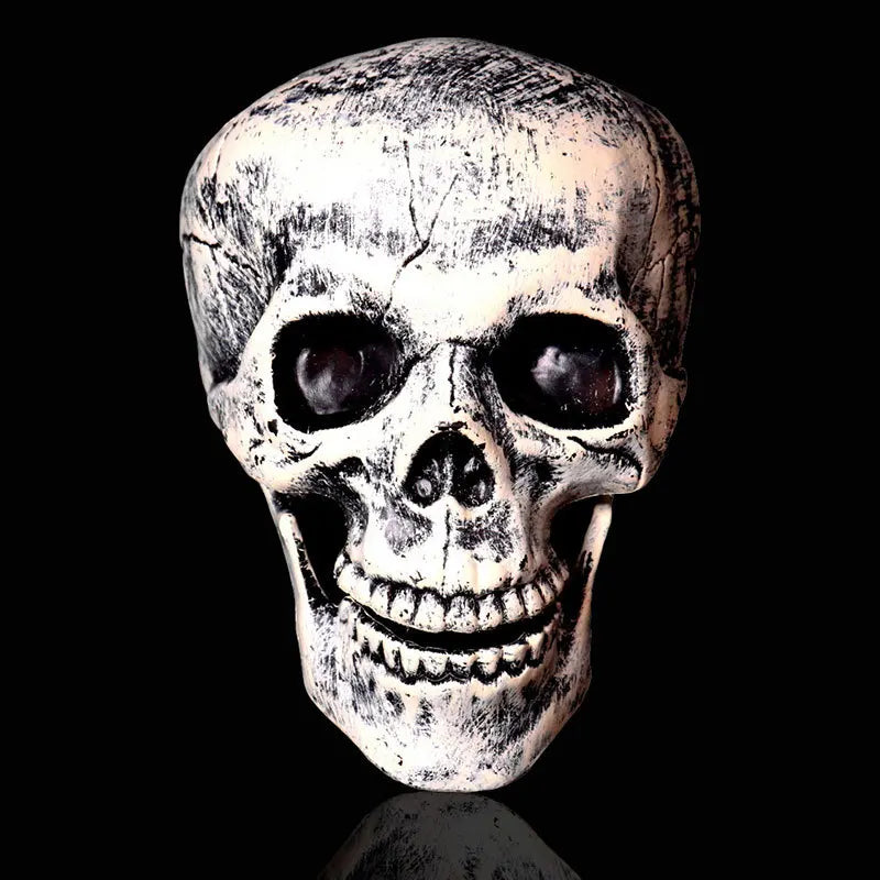 Luminous Skull Skeleton Halloween Prop Realistic Ghost Hand Scare Festival Decor Haunted House Garden Party Halloween Decoration Qme 1pcs Skull Head