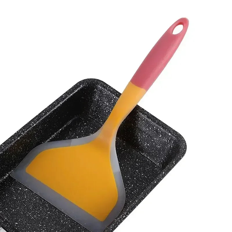 Silicone Kitchen Ware Cooking Utensils Spatula Beef Meat Egg Scraper Qme