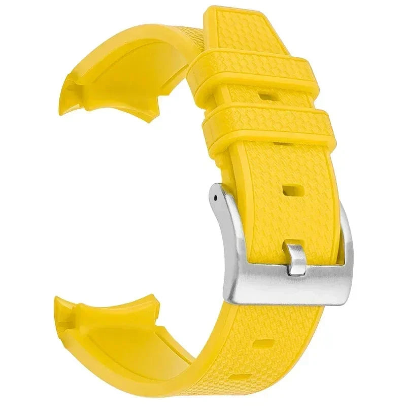 Watch Band for Omega X Swatch Joint MoonSwatch Speedmaster Curved End Rubber Silicone Strap Women Men Soft Sport Bracelet 20mm Qme YS 20mm
