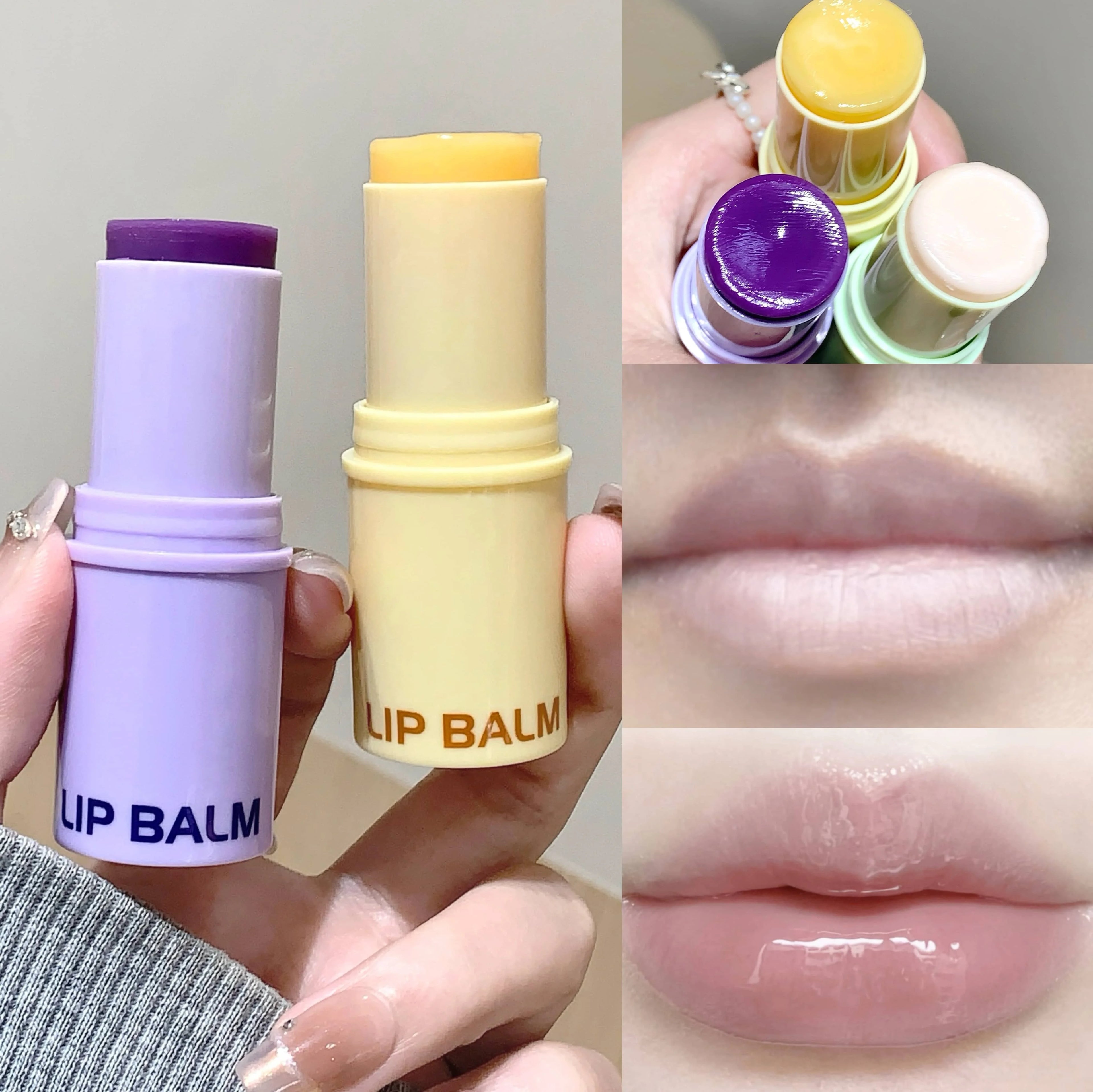 SHAQINUO Large Capacity Lip Balm Hydrating Moisturizing Care Autumn Qme