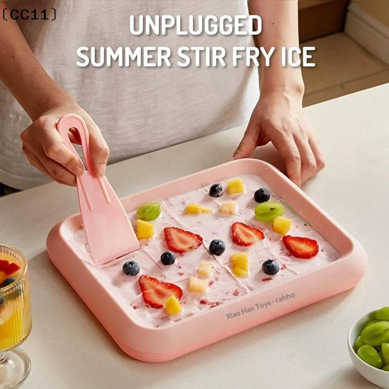 Rolled Ice Cream Maker Small Child's Homemade Yogurt Multifunctional Qme