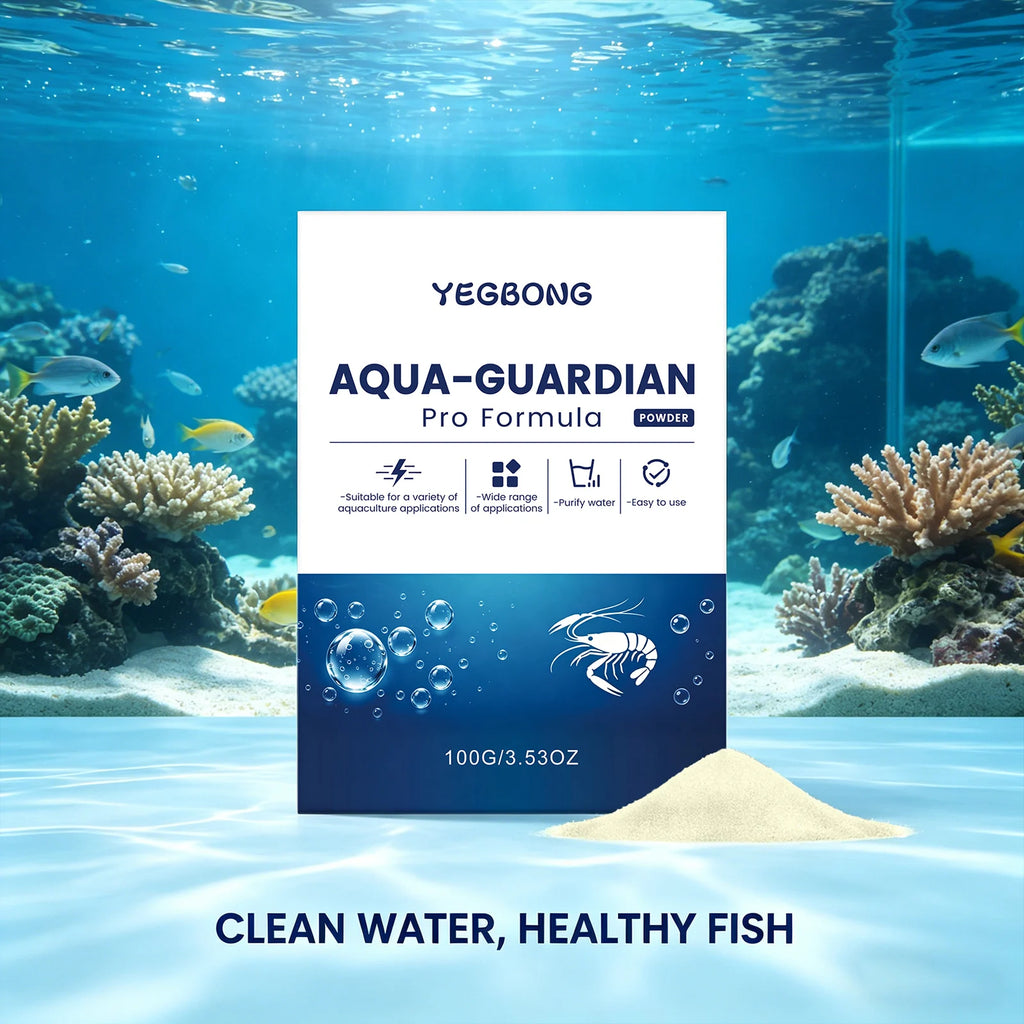 Aquarium Water Purifier Powder Remove Impurities Purify Water Improve Water Quality Safe Easy to Use Fish Tank Water Conditioner Qme