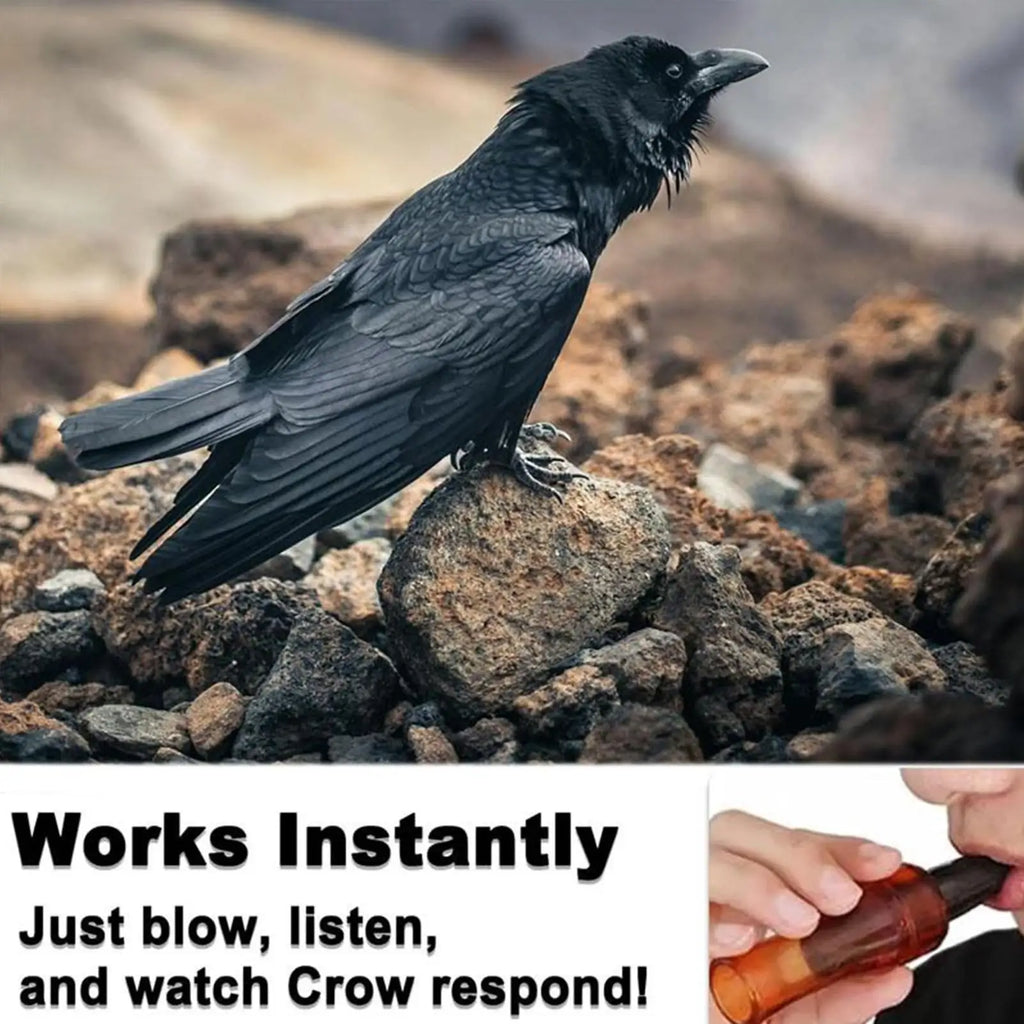 Crow Whistle Portable Pet Training Tool Ultrasonic Outdoors Hiking Qme