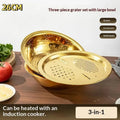 3-In-1 Stainless Steel Kitchen Equipped Built-in Grinding Qme B