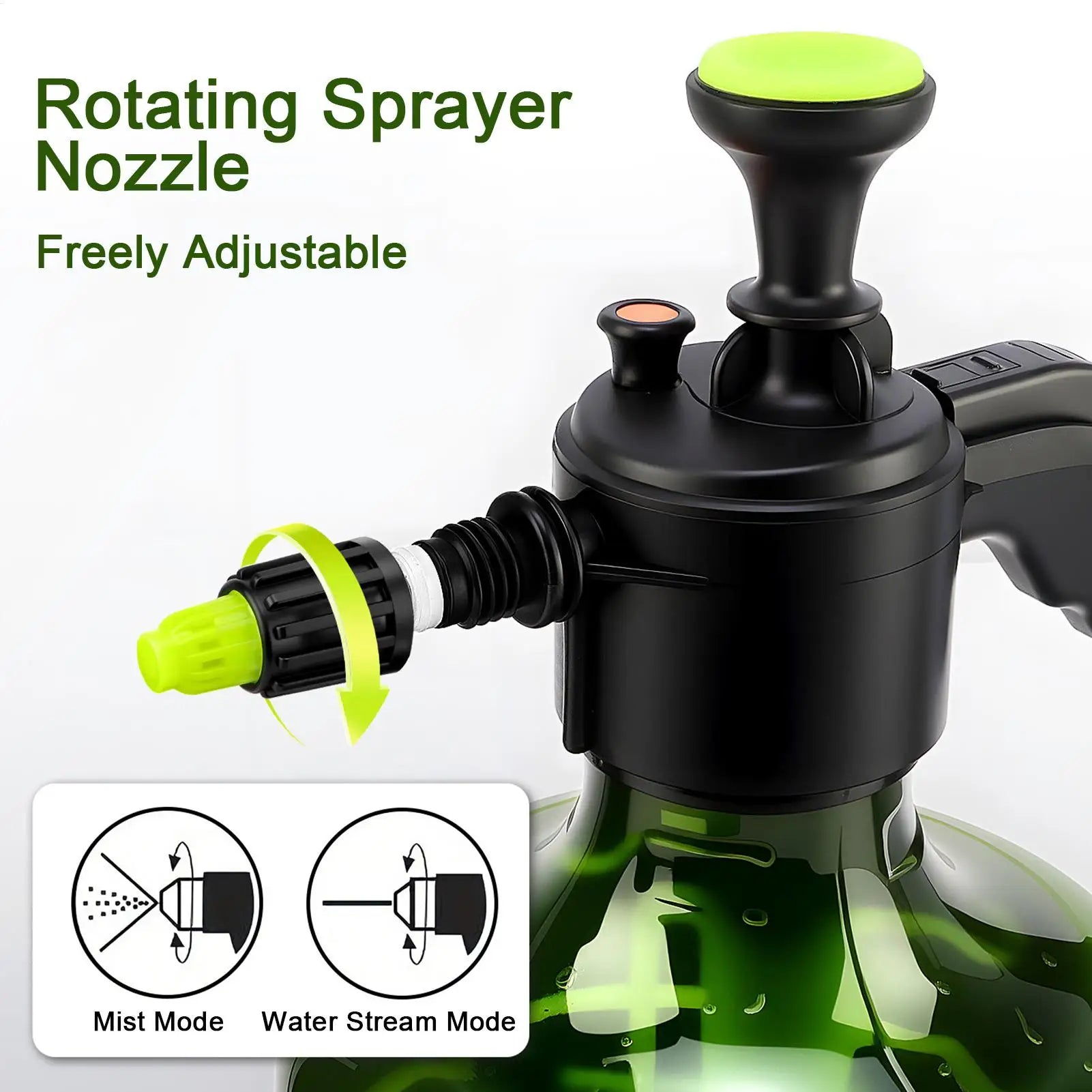 new Plant Sprayer 4L Large Capacity Leak-Proof Multi-Mode Manual Handheld Watering Jug For Flowers Vegetables Trees Windowsills Qme