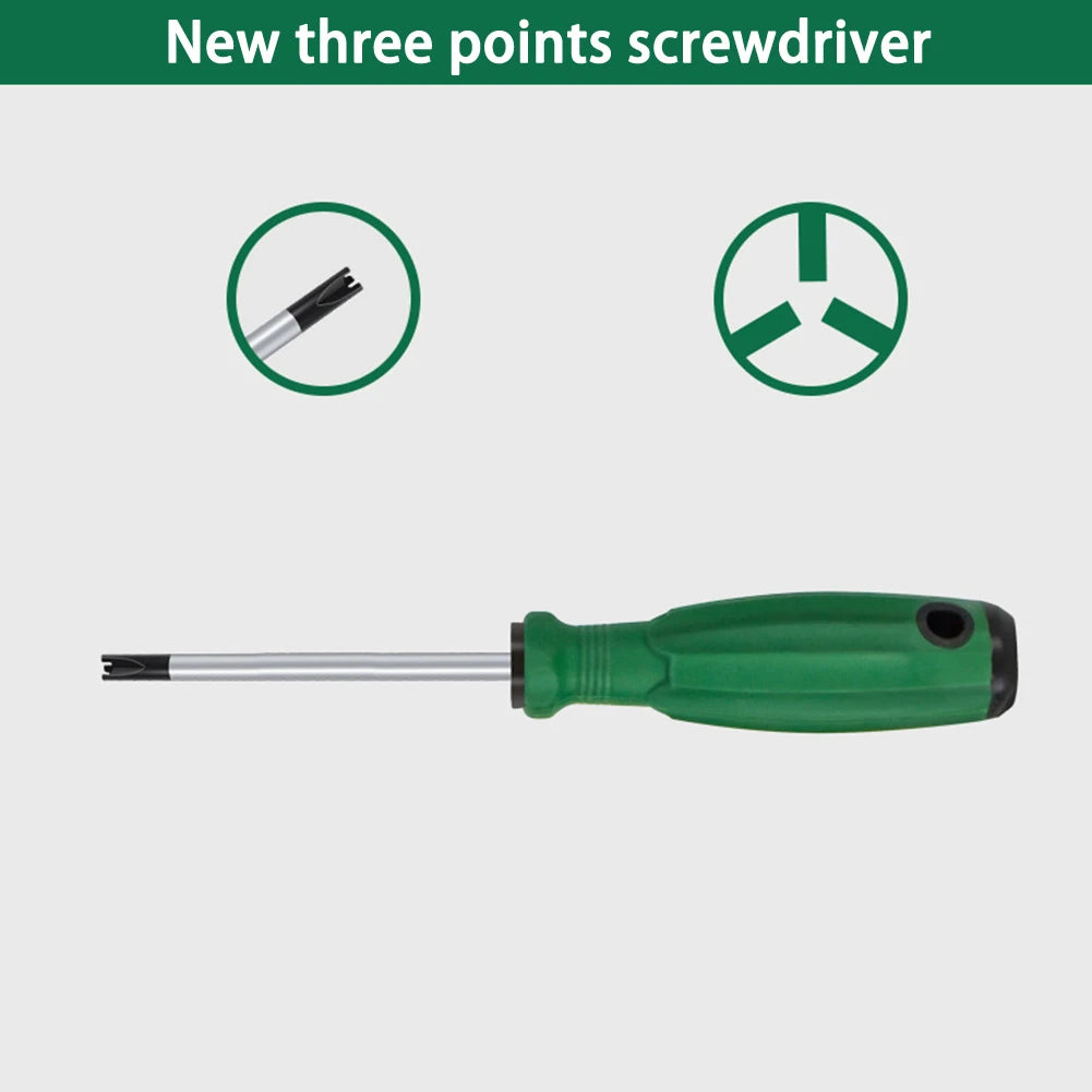1pcs Special Screwdriver Hand Tools Special Shaped Screwdriver Triangular/U/Y/Inner Cross Screwdrivers Repair Tool Hand Tools Qme New three points