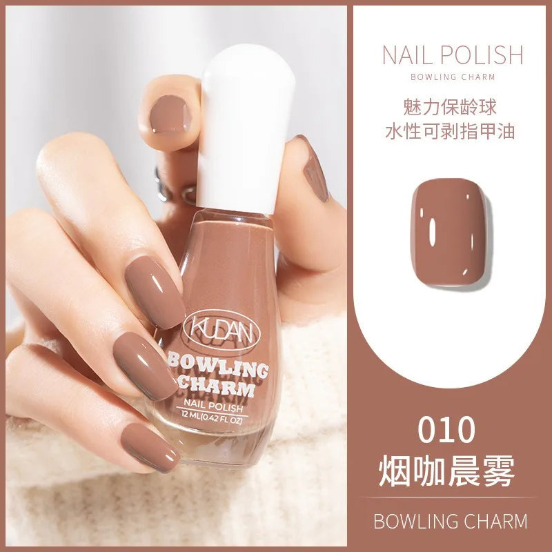 40 Colors Nail Polish Summer Water-based Quick Drying Tearable Art