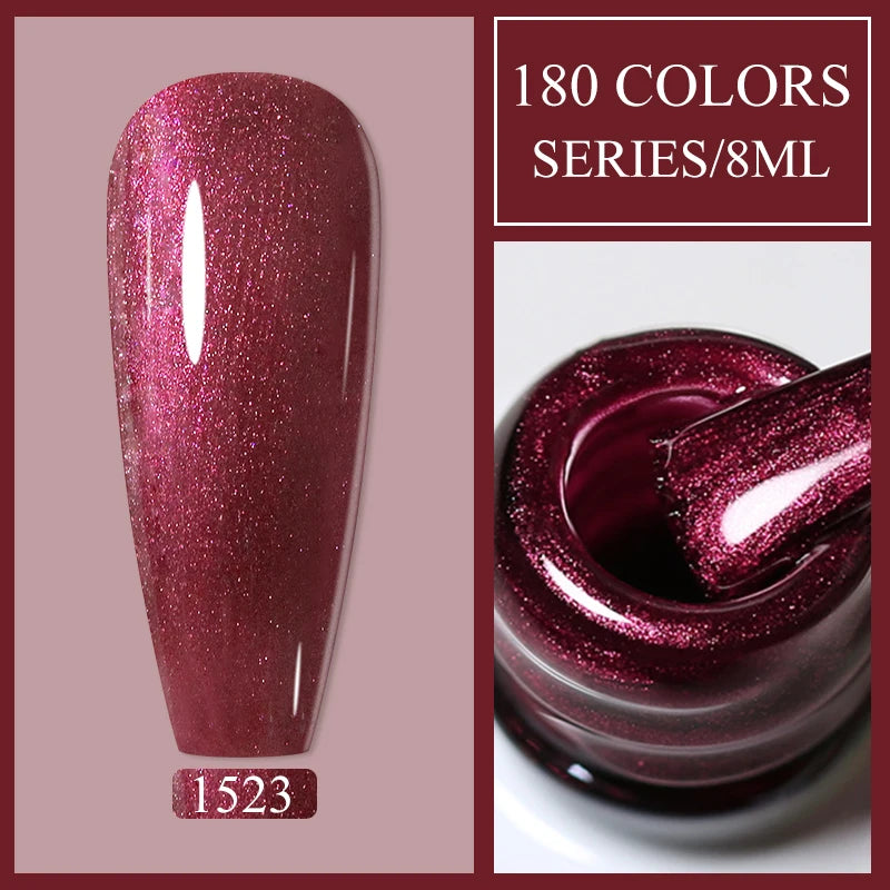 Arte Clavo Glitter UV Gel Nail Polish Sequin Series Colorful Soak Off