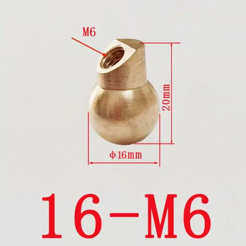 1Pc CNC Machine Tool Oblique Spray Brass Ball Coolant Nozzle Tool Holder Ball Joint Nozzle Accessories. Qme 1pc 16MM