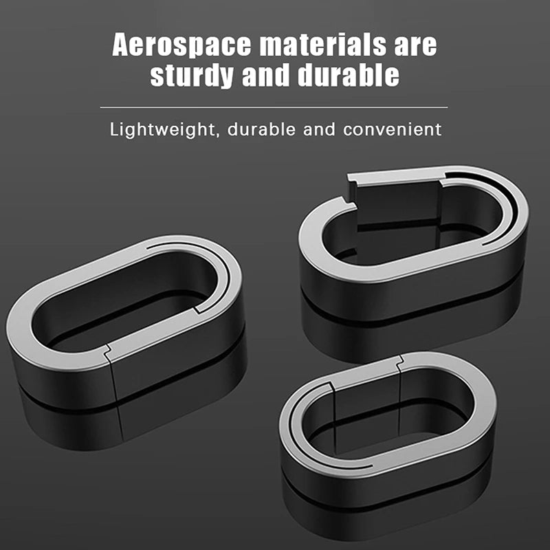 Connection Buckle Universal Joint Auxiliary Ring Titanium Alloy Mini Qme