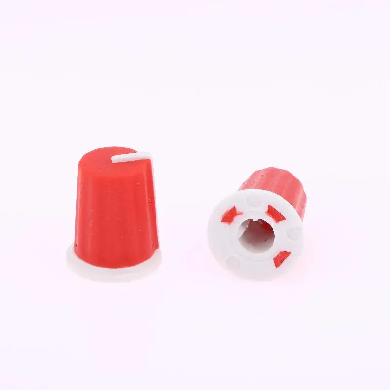 2 16x19mm Rubber Potentiometer Knob Mixer DJM Series DJM-2000 900 850 Qme Red White X2