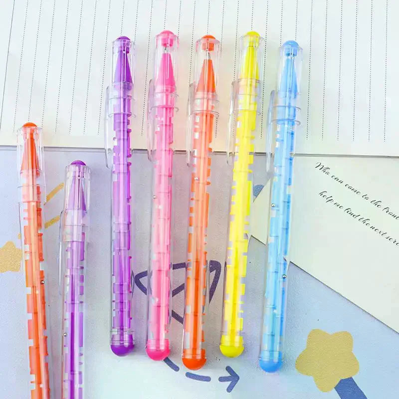 5 Creative Stationery Fun Puzzle Game Pen Maze Ballpoint Pens Stress Qme