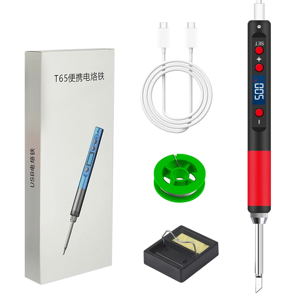 T12 Series T65 Digital Electric USB Soldering Iron Mini Smart Qme