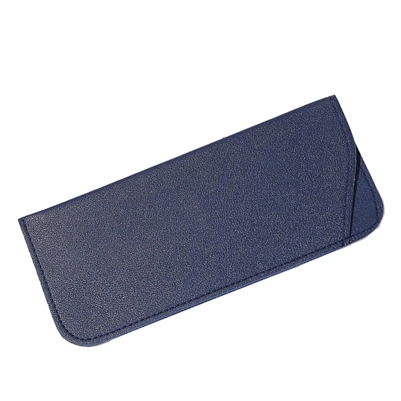 Solid Glasses Bag Protective Sunglasses Cover Case Box Reading Qme ROYAL BLUE