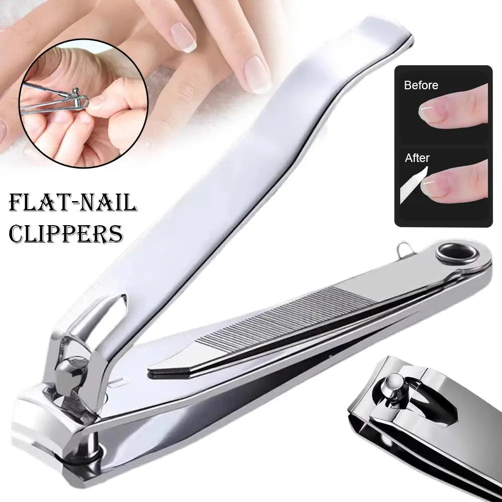 Premium Stainless Steel Nail Clipper Ultra Sharp Sturdy Fingernail Qme