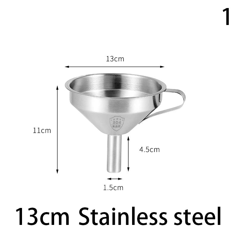 100/120/200/300/400/450 Mesh Nylon Filter Stainless Steel Funnel For Fruit Milk Traditional Chinese Medicine Oil White Wine Qme style 1