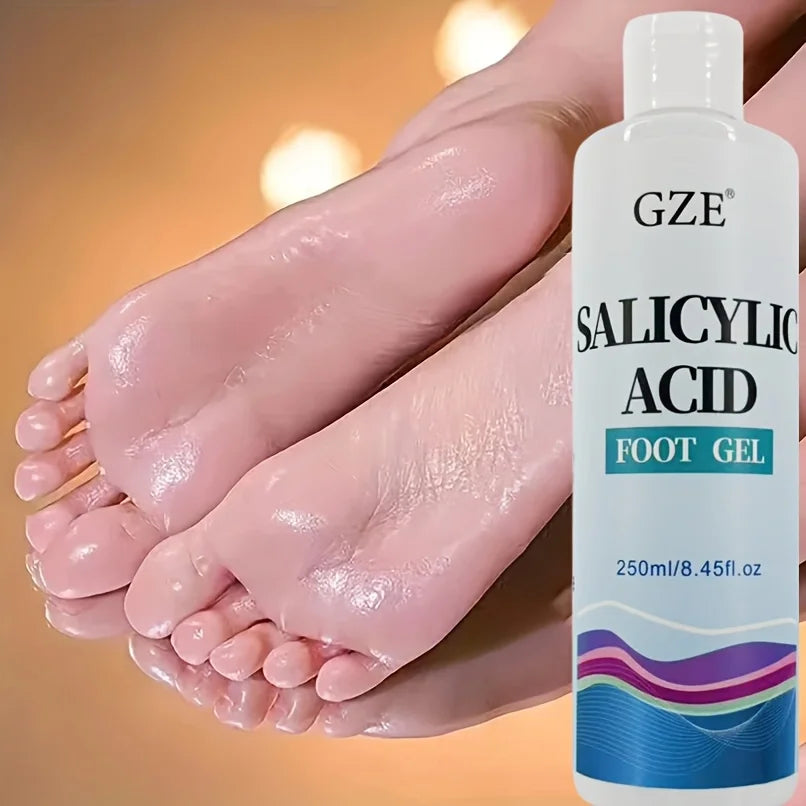 GZE Salicylic Acid Foot Care Gel Rich in Salicylic Acid Foot Care For Men and Women Soften Callus Qme