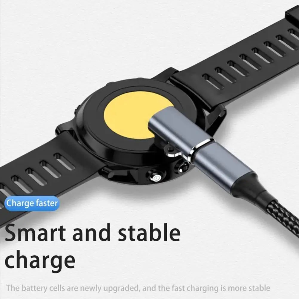 Type-C Conversion For Fenix7 7X 5S 6 6X 6S PRO Smartwatch Charger Adapter Garmin Charging Cable Adapter Accessories Qme