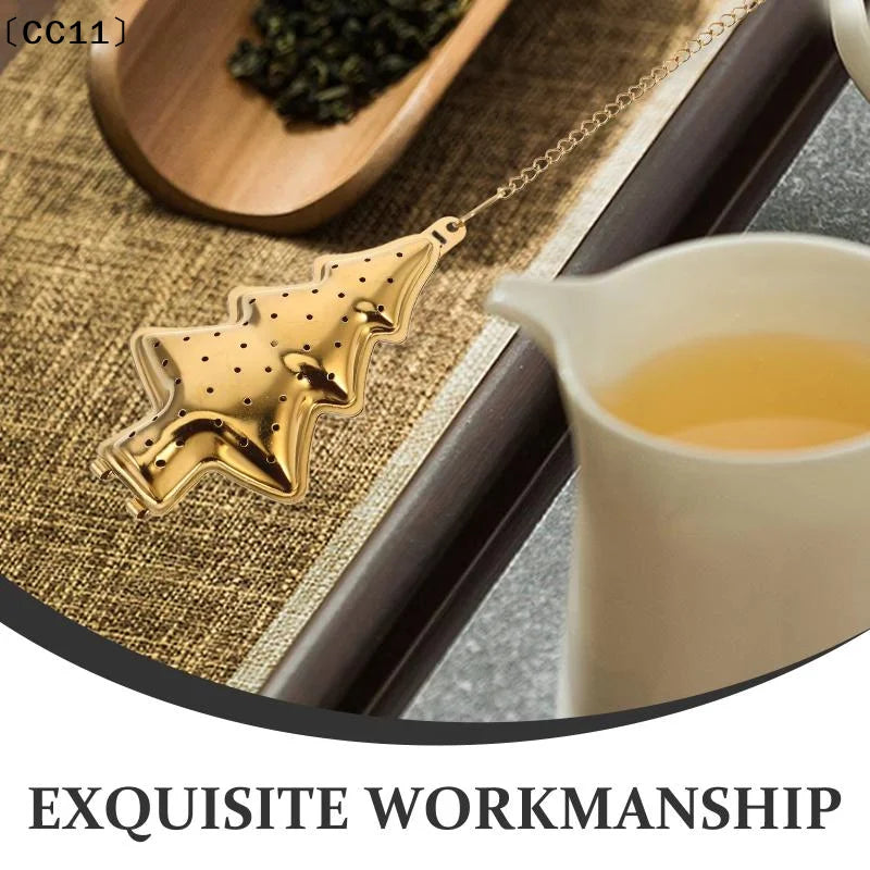 Stainless Steel Tea Strainer Office Filter Infuser Wall-mounted Qme