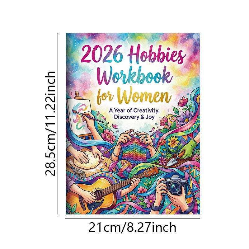 2026 Hobby Workbook Women Creative Guide Exploring Passions Setting Qme