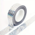 1pc Laser Foil Tape - High-Strength Adhesive Perfect for DIY Projects, Scrapbooking, and Photo Album Decorations Qme Silvery