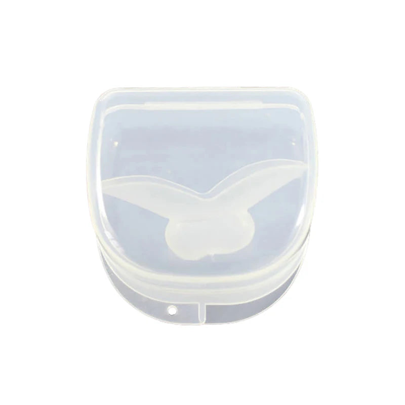 Anti Snoring Mouthpiece Device Tongue Medical Silicone Sleep Guard Qme
