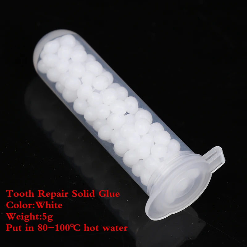 Teeth Gaps False Solid Glue Temporary Fake Tooth Fangs Dentures Props Qme