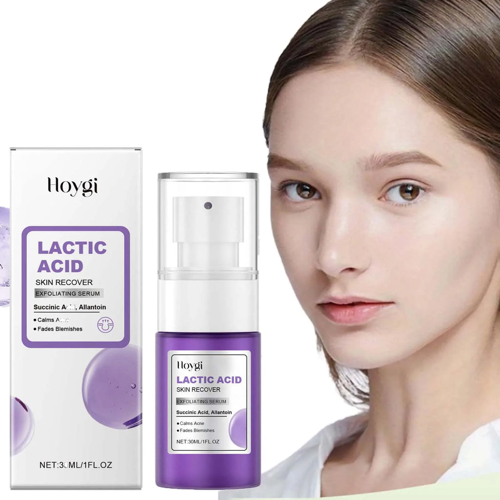Exfoliating Serum Anti Acne Reliece Dryness Shrink Pores Remove Dead Skin Brightening Lactic Acid Serum Nourishing Face Essence Qme