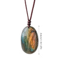 Labradorite Pendant Necklace Labradorite Jewelry Valentine's Day Birthday Christmas Labradorite Pendant Energy Jewelry for Adult Qme A