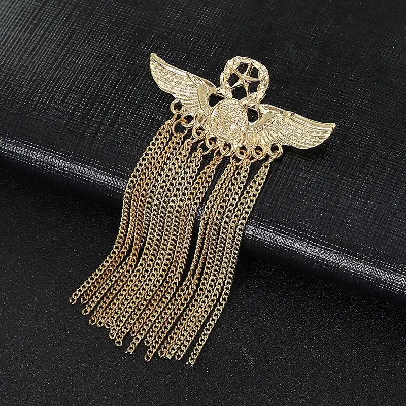 Tassel Brooches For Women Men Pin Party Casual Lapel Pins Accessory Gift Suit Tassel Brooches Jewelry Qme style 5