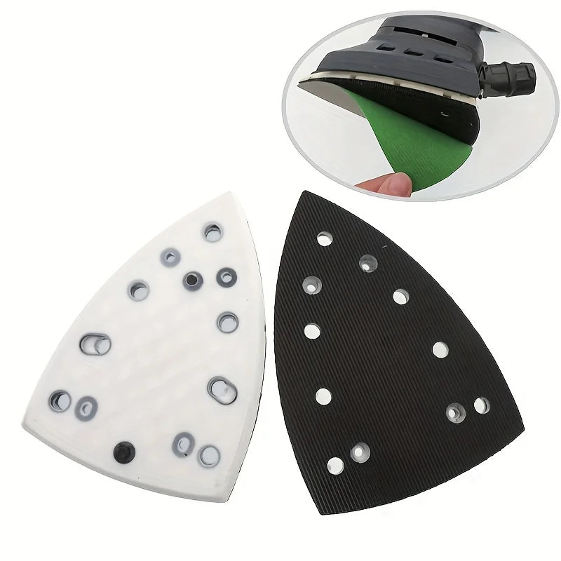 Triangle sanding pad, dust-free replacement backboard, used for sanding machines Qme