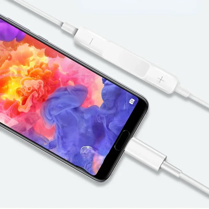 5pcs USB C To 3.5 Mm Headphone Adapter for Xiaomi Samsung C Type 3.5 Jack Headphone Audio Auxiliary Cable for Samsung Note10 Qme